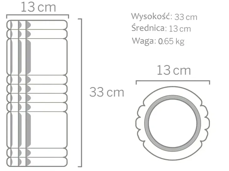 trigger-point-roller-walek-piankowy-33-x-13cm-twardosc-twarde