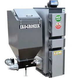 kociol-pleszew-kg-eko-25kw-220m2-ekogroszek-srebrny-z-podajnikiem-slim
