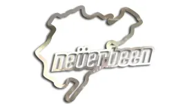 wycinana-naklejka-neverbeen-nurburgring-chrom