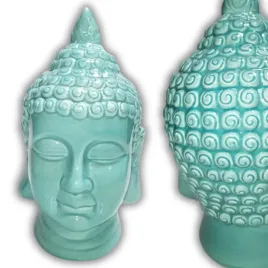 dekoracyjna-ceramiczna-glowa-buddy-23cm-turkusowa-dekoracja
