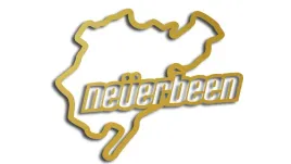 wycinana-naklejka-neverbeen-nurburgring-zlota