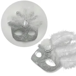 zawieszka-dekoracyjna-maska-wenecka-srebrna-biale-piora-bombka-brokat