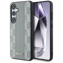 etui-dkny-leather-checkered-pattern-magsafe-do-samsung-galaxy-s25-taupe