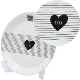 bialy-talerz-porcelanowy-deserowy-elle-porcelana-serce-i-paski-21cm