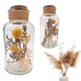 suszone-kwiaty-w-szkle-ze-sznurkiem-jutowym-zolta-kulka-dekoracja-dom