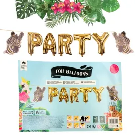 balony-foloiowe-party-zebra-baner-girlanda-balonowa-zlota-impreza-dekoracja