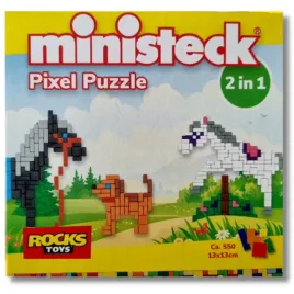 puzzle-pixel-ministeck-2-in-1-konie-ukladanka