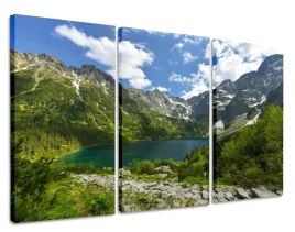 obraz-polska-tatry-morskie-oko-tryptyk-120x70
