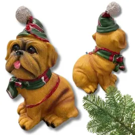 figurka-swiateczna-pies-z-podswietleniem-18-cm