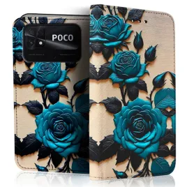 etui-z-klapka-na-telefon-xiaomi-poco-c40-case-pokrowiec-ze-wzorem-szklo