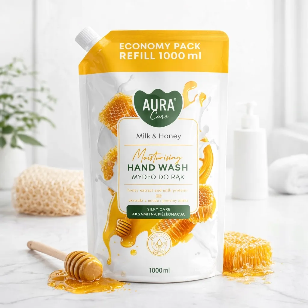 mydlo-care-mix-zapachow-do-rak-aura-uzupelnienie-w-plynie-zapas-5x1l-stan-nowy