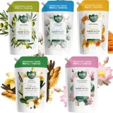 aura-care-mydlo-do-rak-uzupelniajace-mix-zapachow-zestaw-zapas-5x1000-ml-stan-nowy