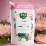 aura-care-mydlo-do-rak-uzupelniajace-mix-zapachow-zestaw-zapas-5x1000-ml-produkt-nie-zawiera-aluminium-amoniaku-olejow-mineralnych-parabenow-parafiny-silikonow-sls