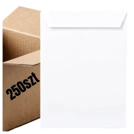 koperty-c4-sk-biurowe-samoklejace-listowe-kurierskie-biale-gladkie-250szt