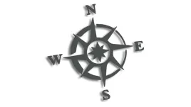 wycinana-naklejka-roza-wiatrow-grafitowa