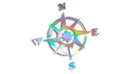 wycinana-naklejka-roza-wiatrow-holograficzna