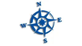 wycinana-naklejka-roza-wiatrow-niebieska