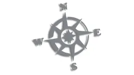 wycinana-naklejka-roza-wiatrow-szara