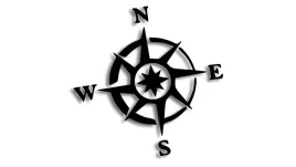 wycinana-naklejka-roza-wiatrow-czarna