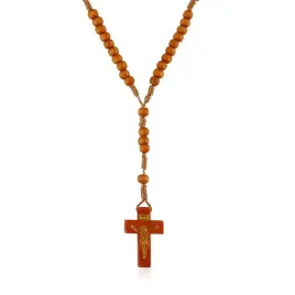 rozaniec-drewniany-karmelowy-na-sznurku