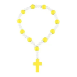 drewniany-rozaniec-bransoletka-dziesiatka-zolty