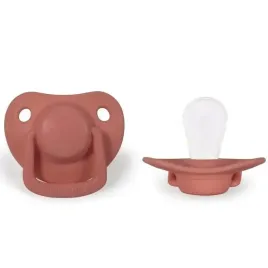 smoczek-uspokajajacy-silikonowy-2pak-0m-coral-filibabba
