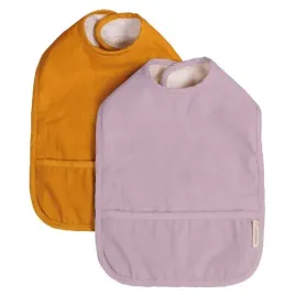 sliniak-wodoodporny-2pak-golden-mustard-light-lavender-filibabba