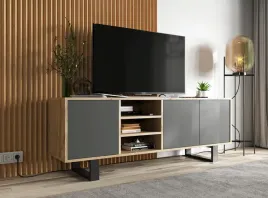 szafka-rtv-150-wotan-szary-mat-loft-2-nogi