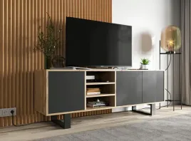 szafka-rtv-150-wotan-czarny-mat-loft-2-nogi