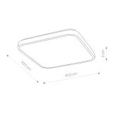 agnes-square-led-32w