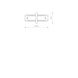 profile-recessed-straight-connector