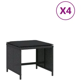 stolki-ogrodowe-rattanowe-z-poduszkami-czarne-40x40x35-cm-4-szt