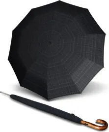 parasol-dlugi-automatyczny-knirps-s-770-prints-check-czarny