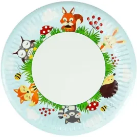 talerzyki-papierowe-lesne-zwierzatka-mix-arpex-18-cm-8-szt