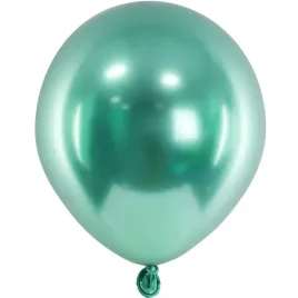 balony-glossy-zielony-butelkowy-partydeco-5-50-szt