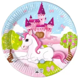 talerzyki-papierowe-jednorozec-unicorn-procos-20-cm-8-sz