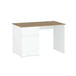 vigo-biurko-1d1s-120-bialy-polysk-dab-wotan