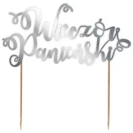 topper-papierowy-wieczor-panienski-zakrecony-srebrny-metalic-165-x