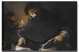obraz-plotno-1630-sw-dominik-i-diabel-vecchia