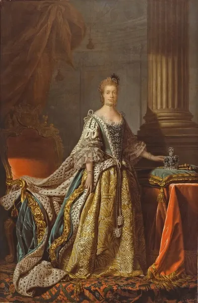 obraz-plotno-allan-ramsay-1766-queen-charlotte