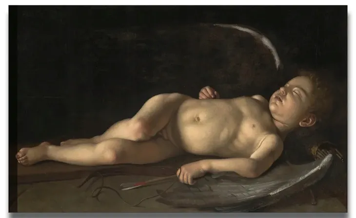 obraz-plotno-caravaggio-1596-spiacy-kupidyn