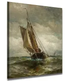 obraz-plotno-h-chase-1882-running-for-an-anchorage