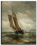 obraz-plotno-h-chase-1882-running-for-an-anchorage