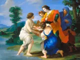 obraz-plotno-romanelli-1657-the-finding-of-mose-sposob-wykonania-druk-cyfrowy-tematyka-pejzaze
