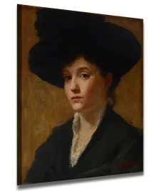 obraz-plotno-susan-ketcham-1889-study-of-a-hat