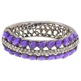 metalowa-bransoletka-z-fioletowymi-kamieniami