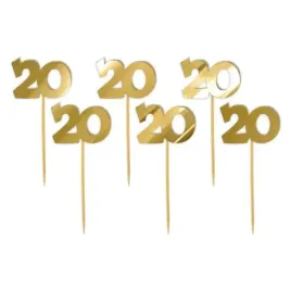 pikery-akrylowe-liczba-20-zloty-lustrzany-6-szt