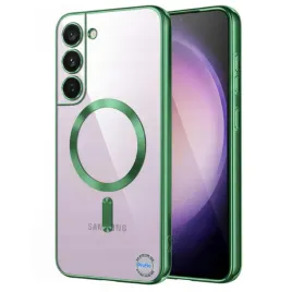 etui-do-samsung-s22-5g-zielone-przezroczyste-do-magsafe-case-zielony