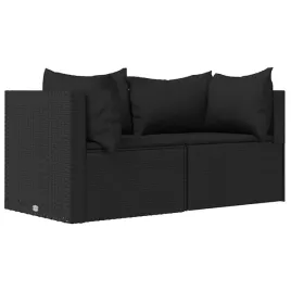 sofa-narozna-ogrodowa-rattan-pe-czarna-zestaw-2szt