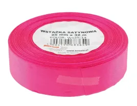 wstazka-satynowa-ozdobna-25mm-32m-roz-fluo-brewis